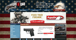 Desktop Screenshot of locknloadgunstore.com