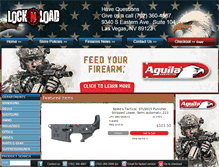 Tablet Screenshot of locknloadgunstore.com